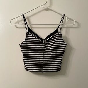 Hollister Striped Cross Tank Top